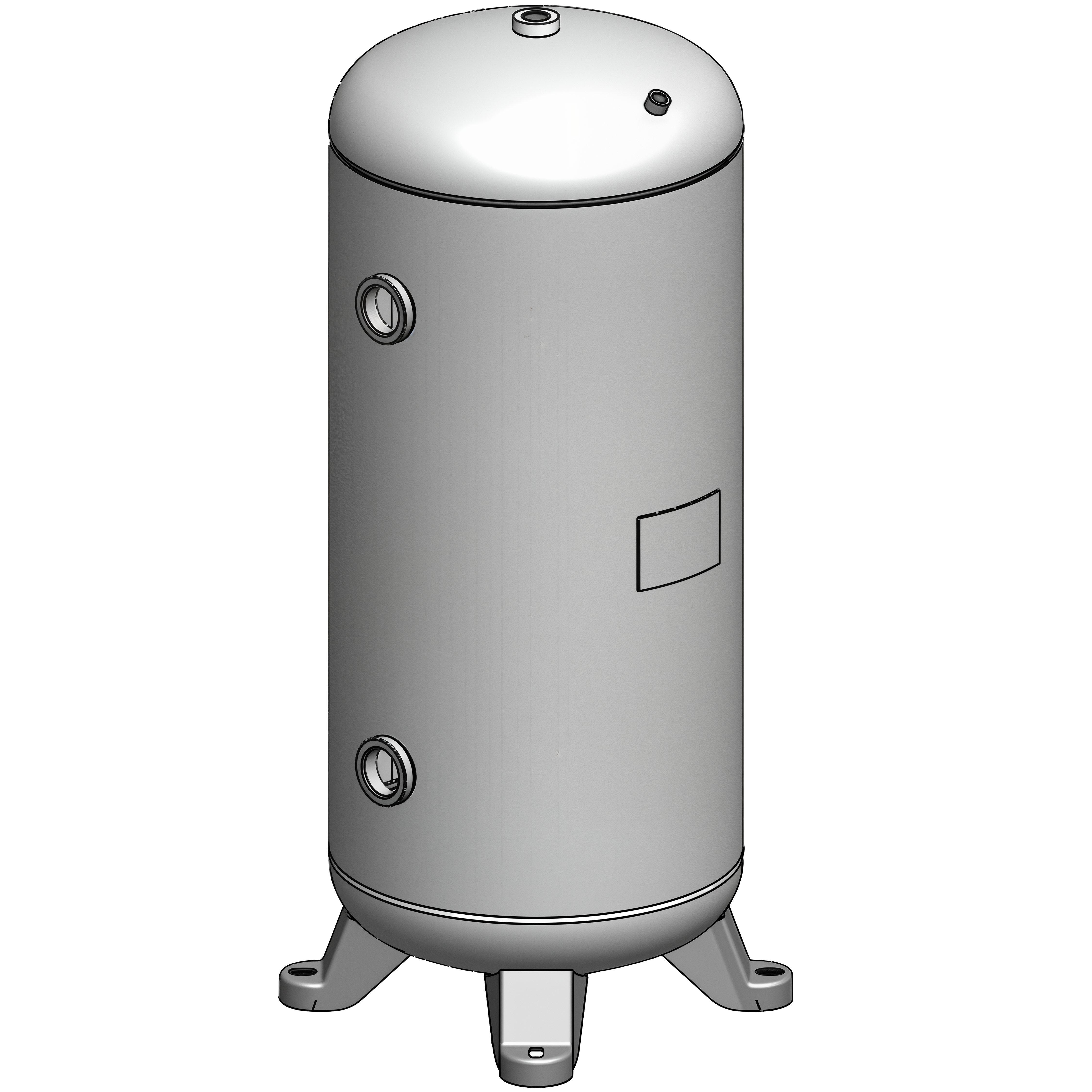 30 Gallon 200 PSI Vertical Air Tank with Feet by Morganton | VES04759