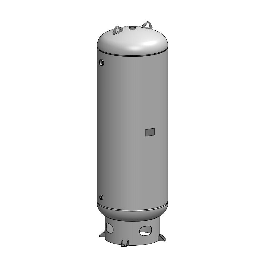 240 Gallon 200 PSI Vertical Air Tank with Base ring by Morganton | VES04795