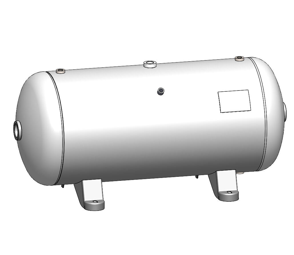 30 Gallon 300 PSI Horizontal Air Tank with Feet by Morganton | VES0010196