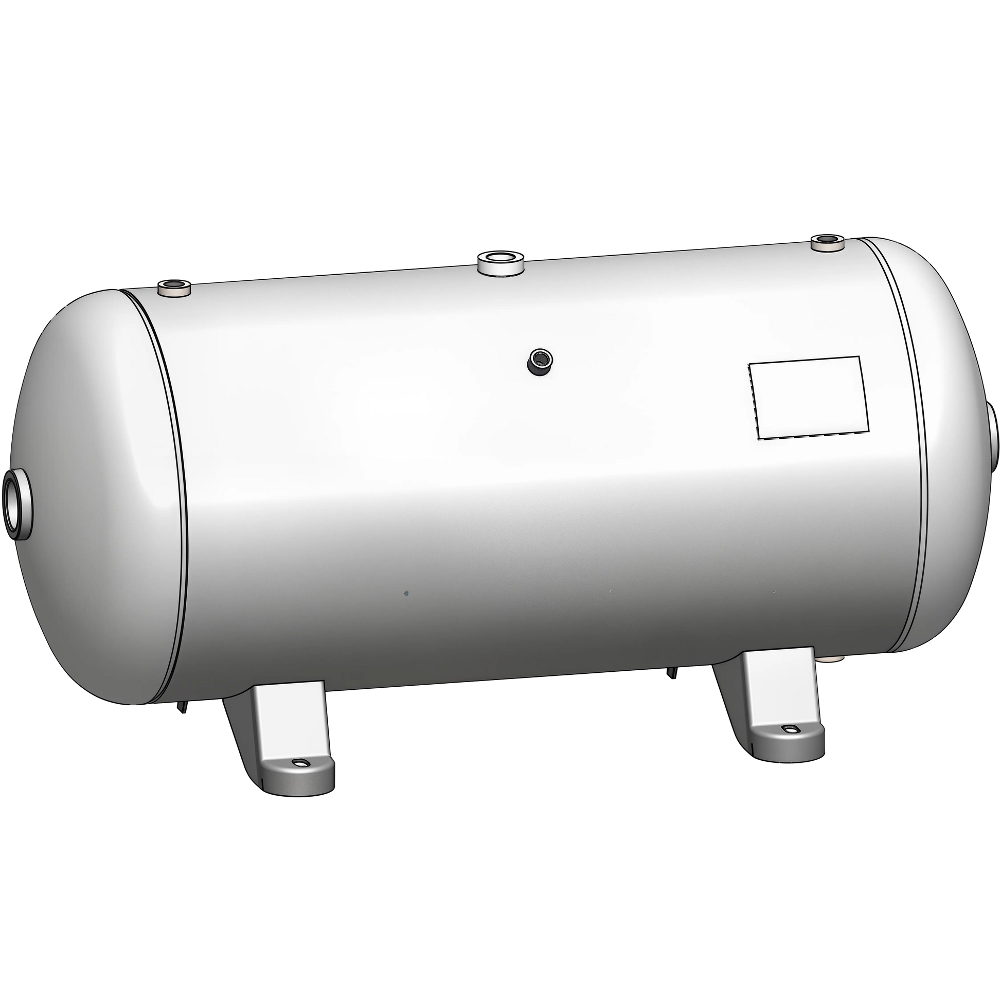 30 Gallon 200 PSI Horizontal Air Tank with Feet by Morganton | VES04848 Morganton