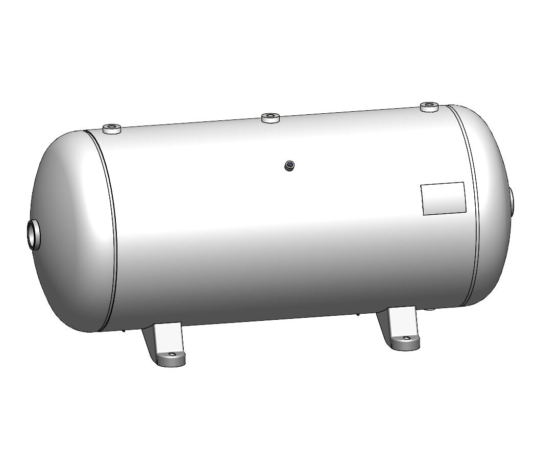 60 Gallon 200 PSI Horizontal Air Tank with Feet by Morganton | VES04850