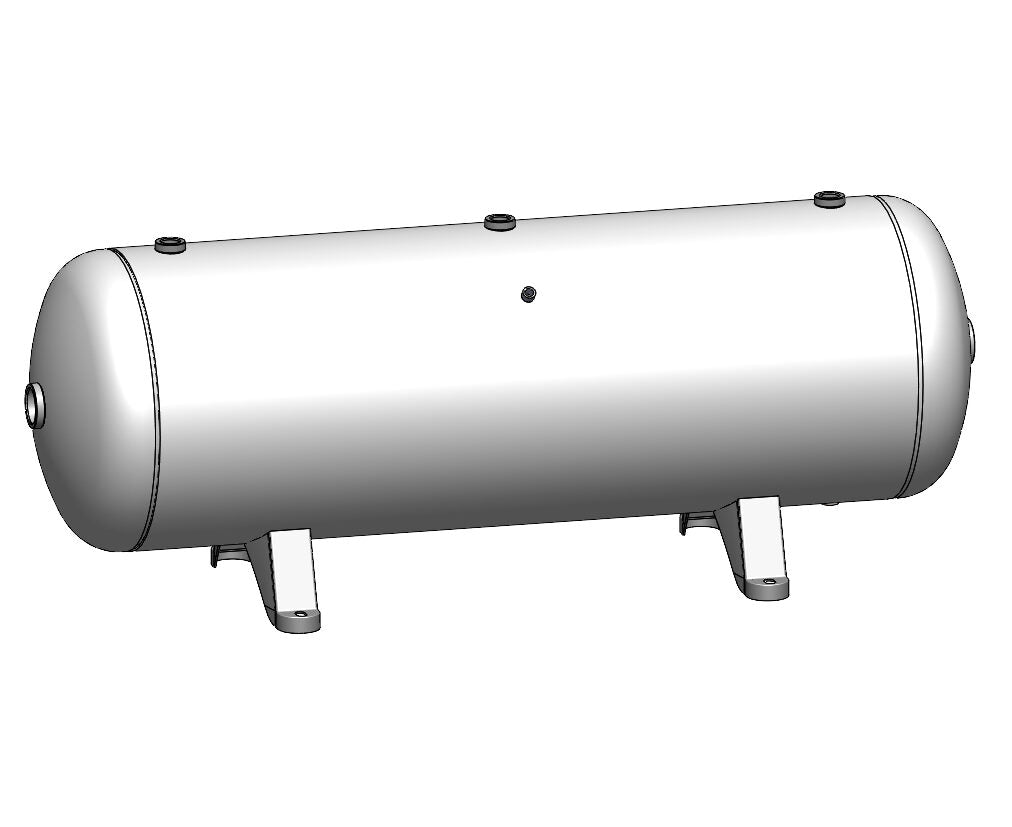 80 Gallon 200 PSI Horizontal Air Tank with Feet by Morganton | VES04854