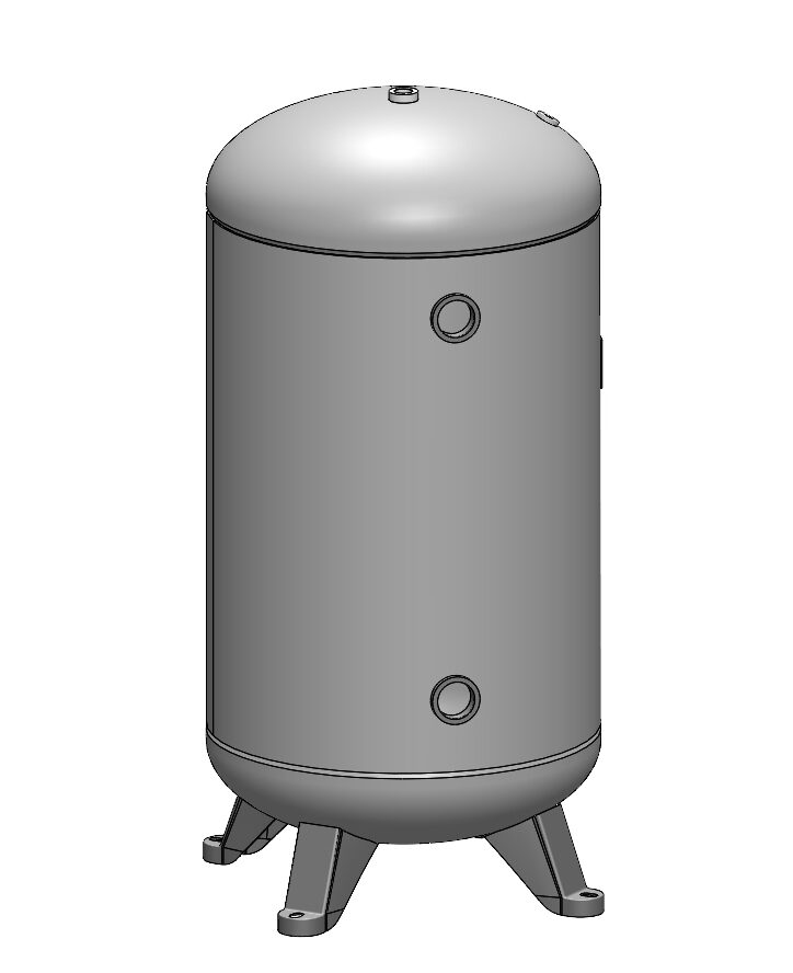 80 Gallon 200 PSI Vertical Air Tank with Feet by Morganton | VES04862
