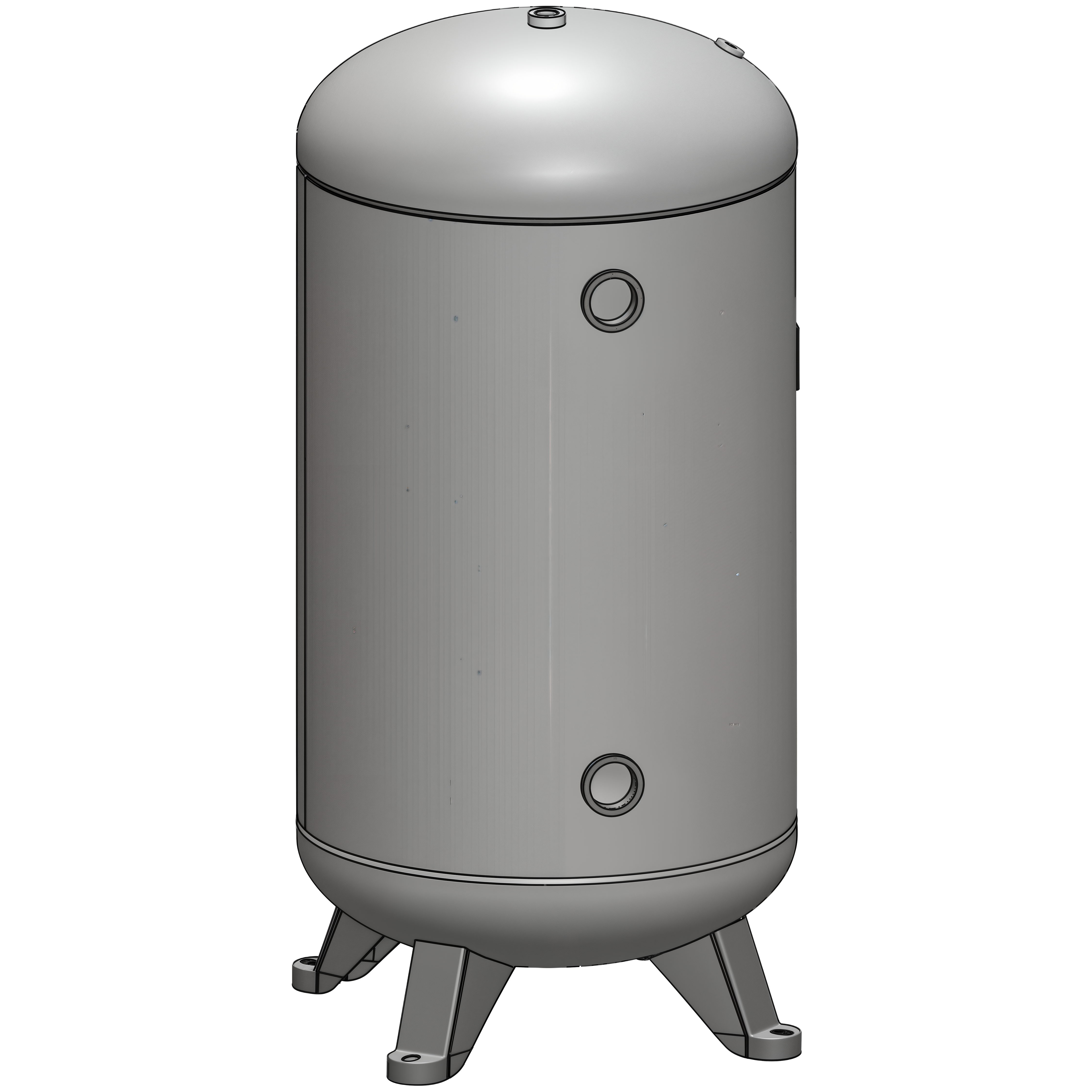 80 Gallon 200 PSI Vertical Air Tank with Feet by Morganton | VES04862