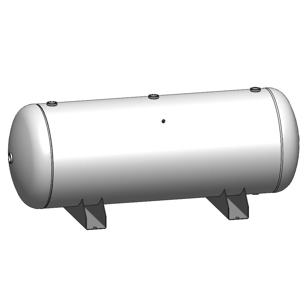 500 Gallon 165 PSI Horizontal Air Tank with Saddle by Morganton | VES0010720