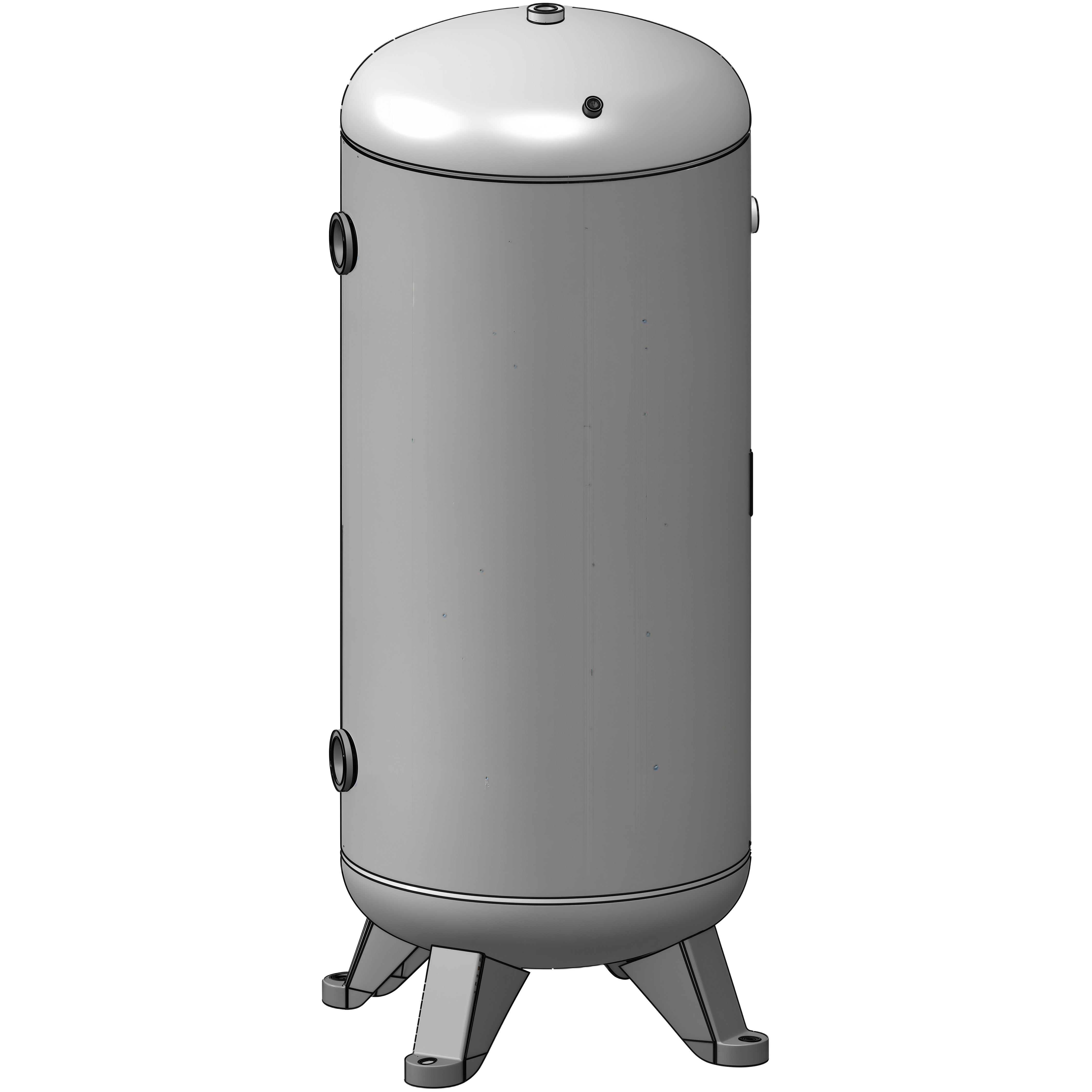 60 Gallon 200 PSI Vertical Air Tank with Feet by Morganton | VES04882