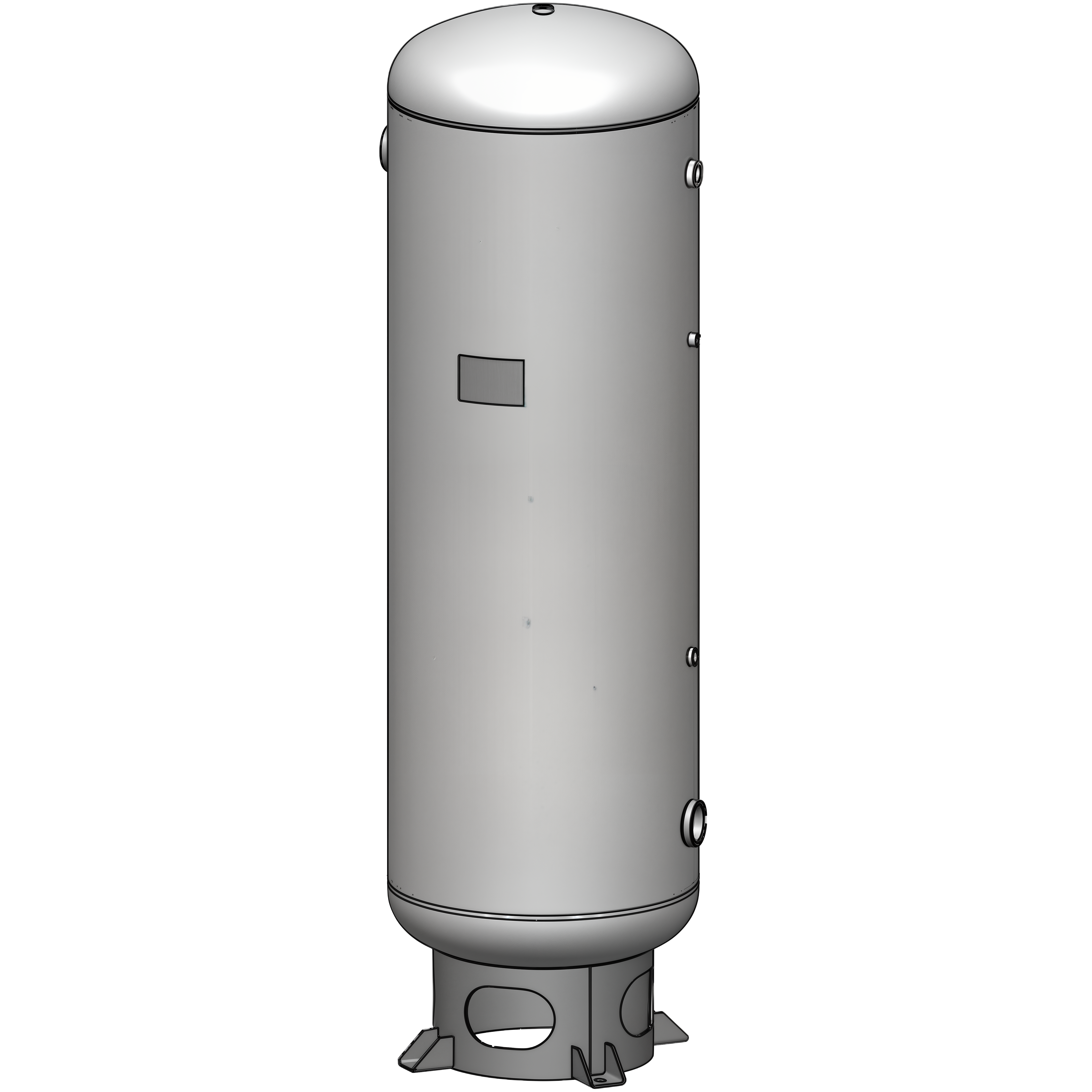 80 Gallon 200 PSI Vertical Air Tank with Base ring by Morganton | VES04883
