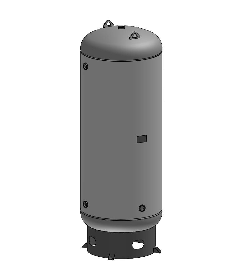 400 Gallon 200 PSI Vertical Air Tank with Base ring by Morganton | VES07584