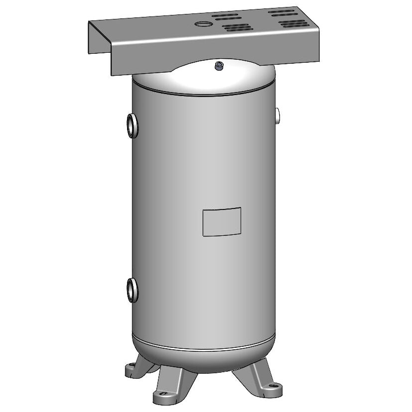 30 Gallon 200 PSI Vertical Air Tank with Feet+Top plate by Morganton | VES09121