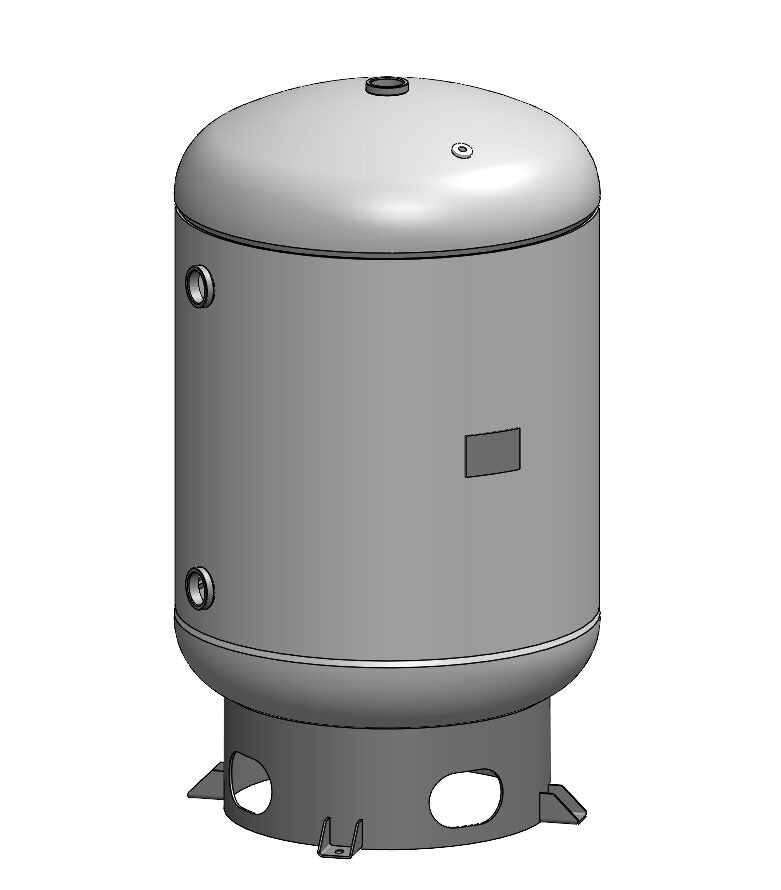 120 Gallon 200 PSI Vertical Air Tank with Base ring by Morganton | VES09279