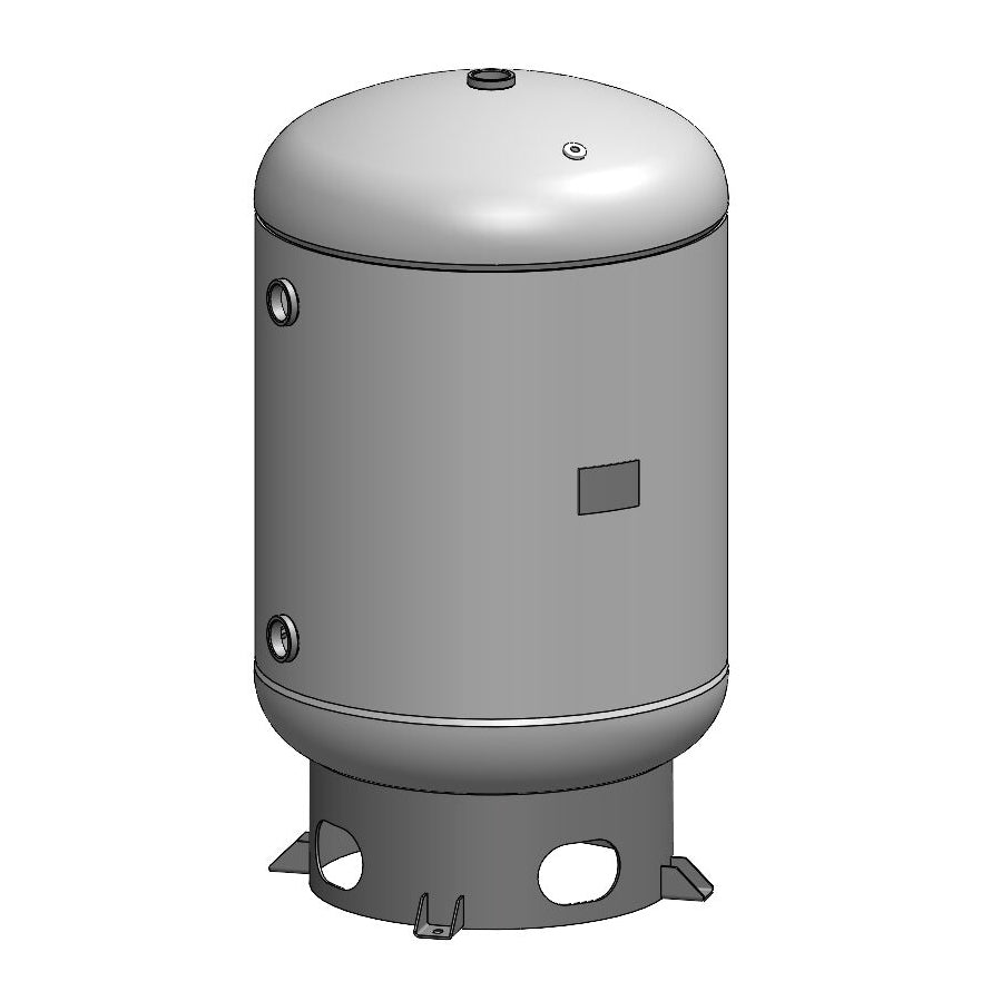 120 Gallon 200 PSI Vertical Air Tank with Base ring by Morganton | VES09279