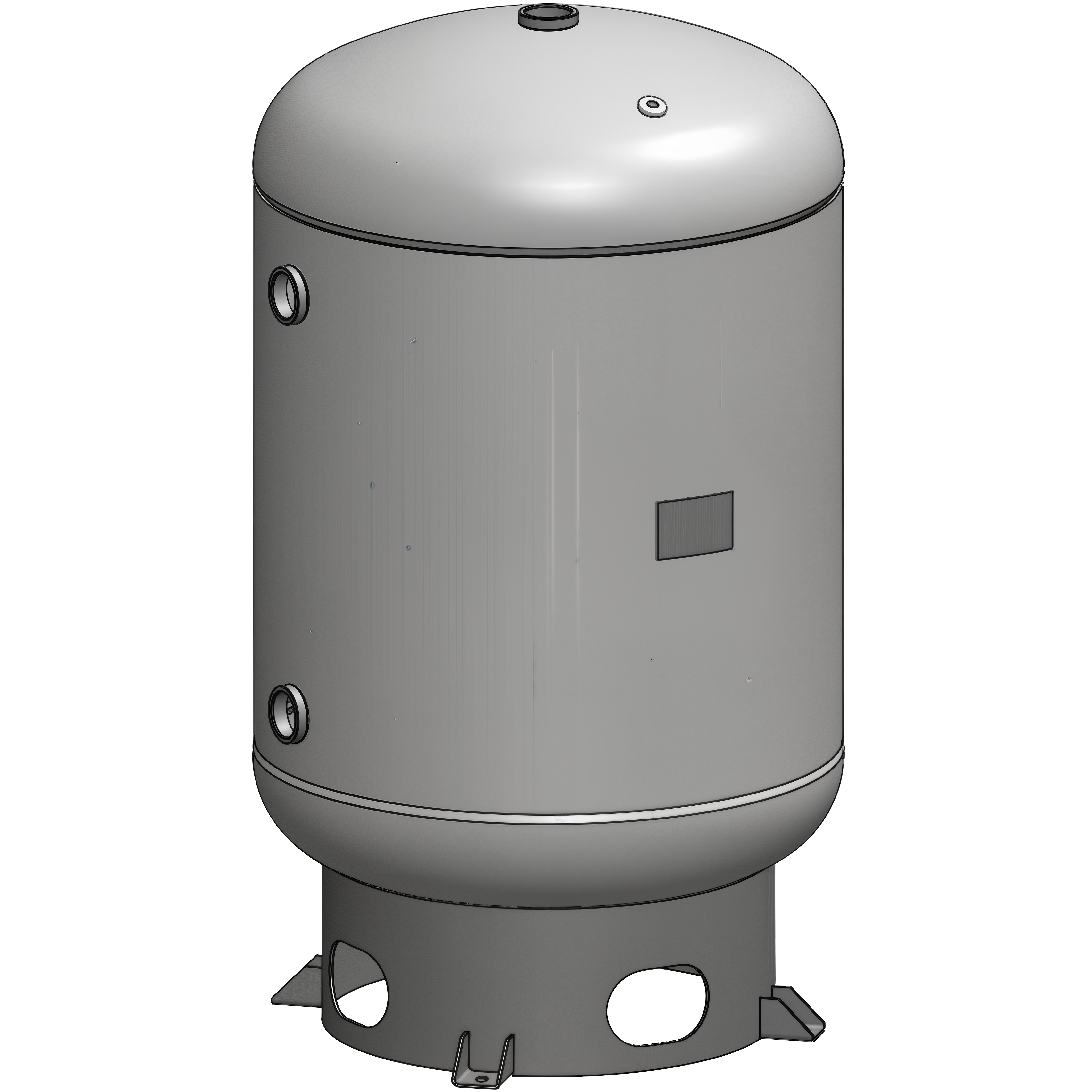 120 Gallon 200 PSI Vertical Air Tank with Base ring by Morganton | VES09279