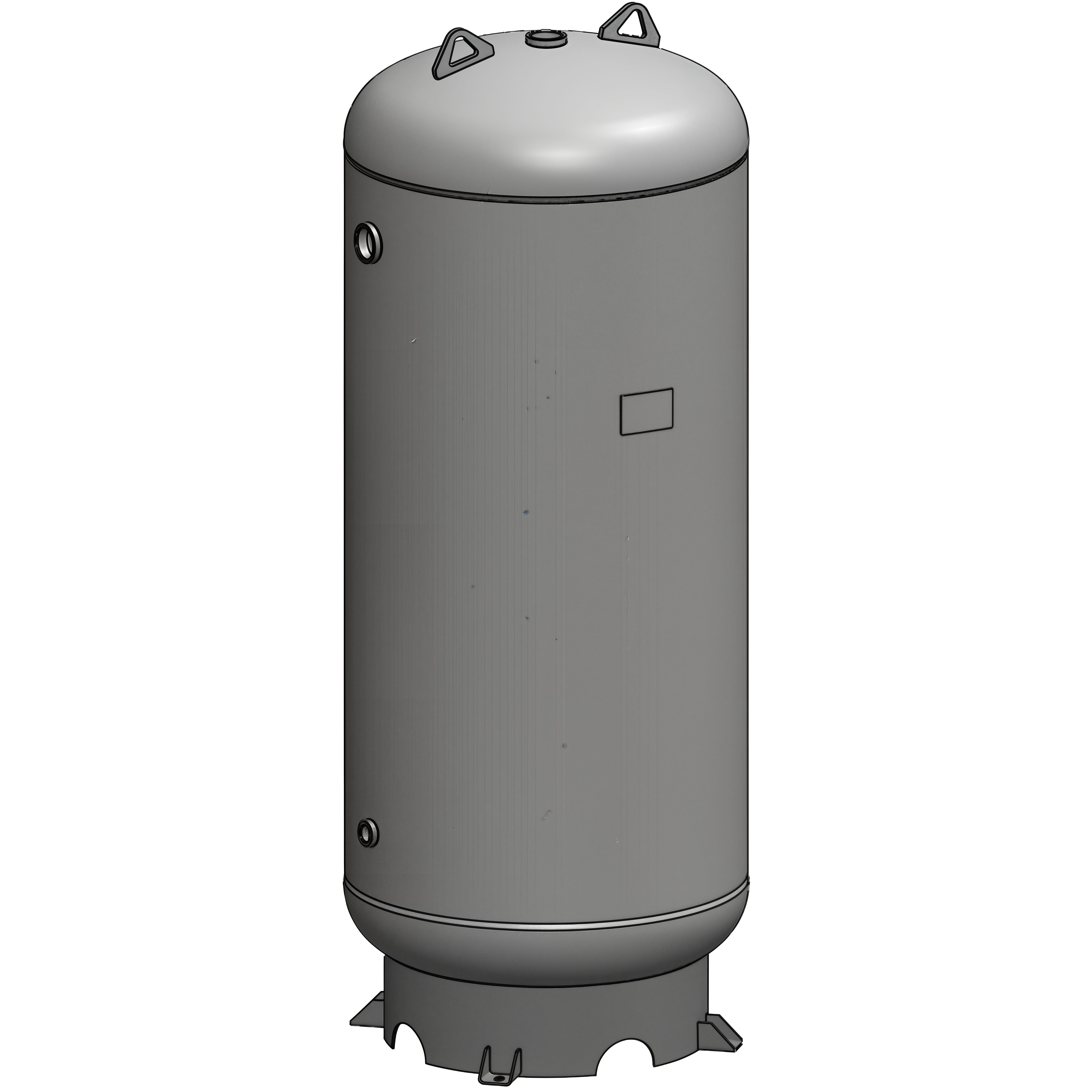 200 Gallon 200 PSI Vertical Air Tank with Base ring by Morganton | VES09298