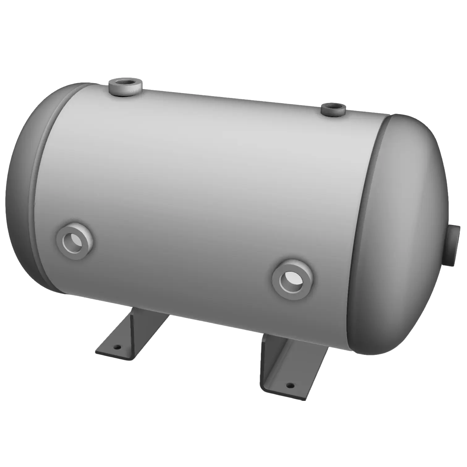 10 Gallon 200 PSI Horizontal Air Tank with Feet by Morganton | VES09653 Morganton