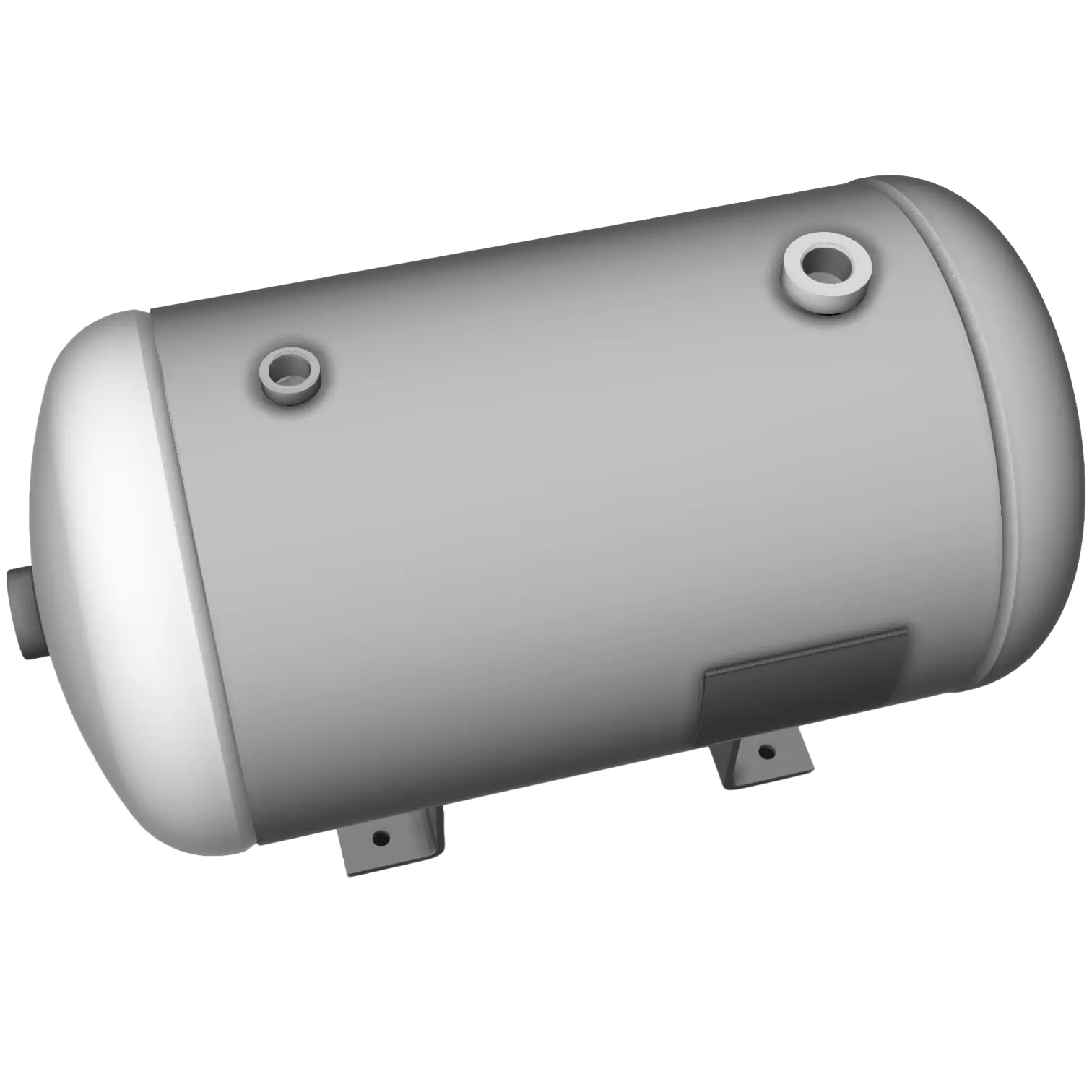 10 Gallon 200 PSI Horizontal Air Tank with Feet by Morganton | VES09653 Morganton