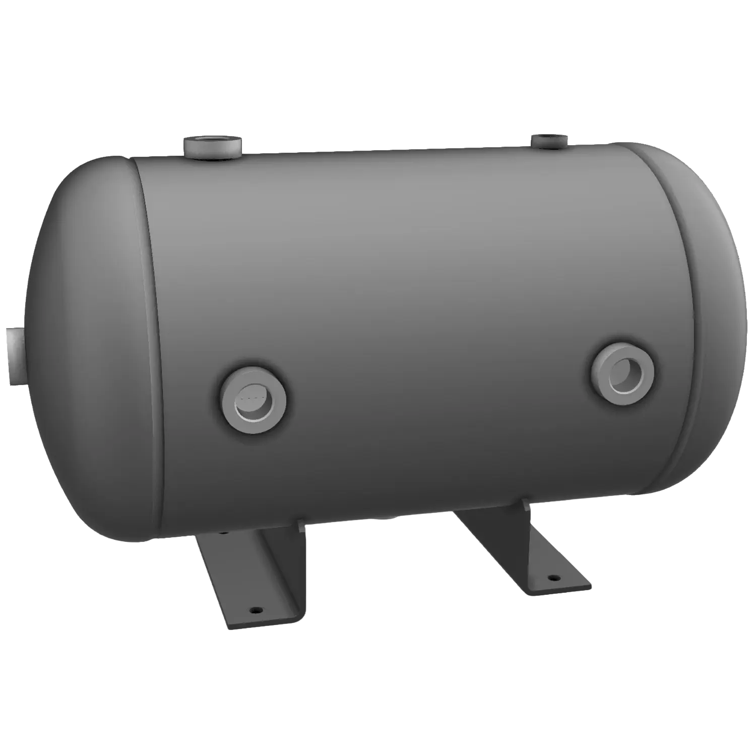 10 Gallon 200 PSI Horizontal Air Tank with Feet by Morganton | VES09653 Morganton