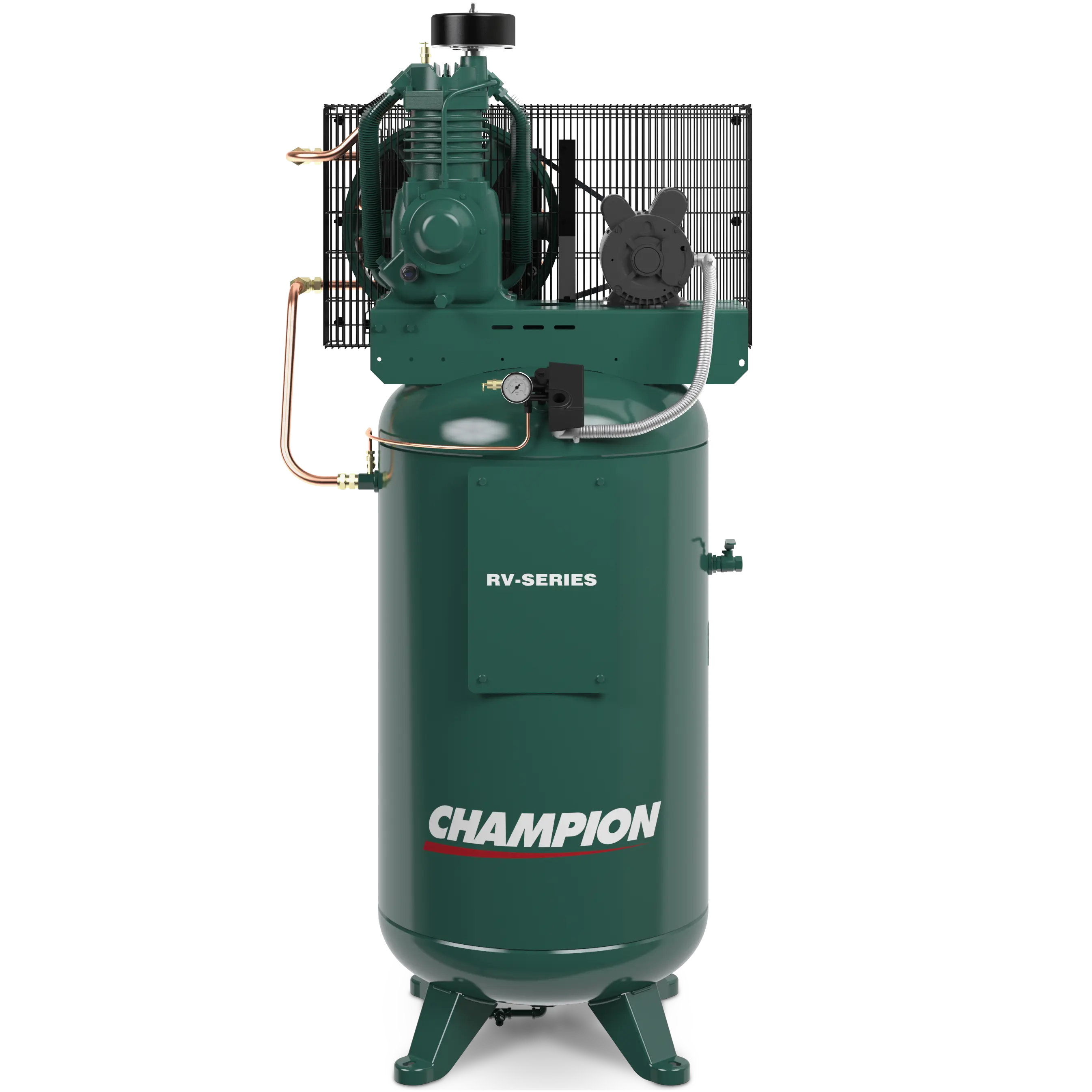 Champion 3 HP RV Series Splash Lubricated Electric Stationary Reciprocating Air Compressor