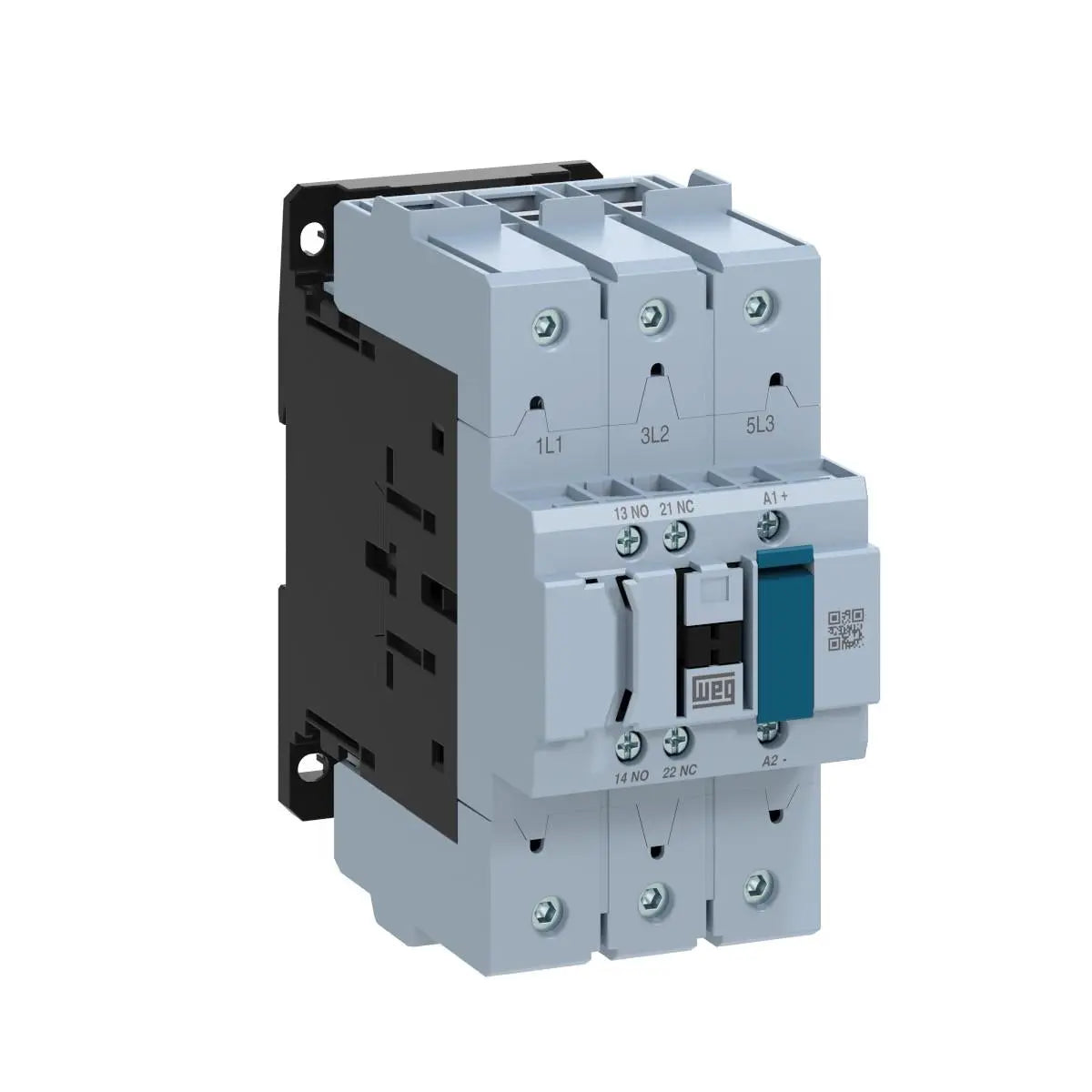 WEG CWB95 95 Amp 3-pole IEC contactor with 1NO+1NC auxiliary