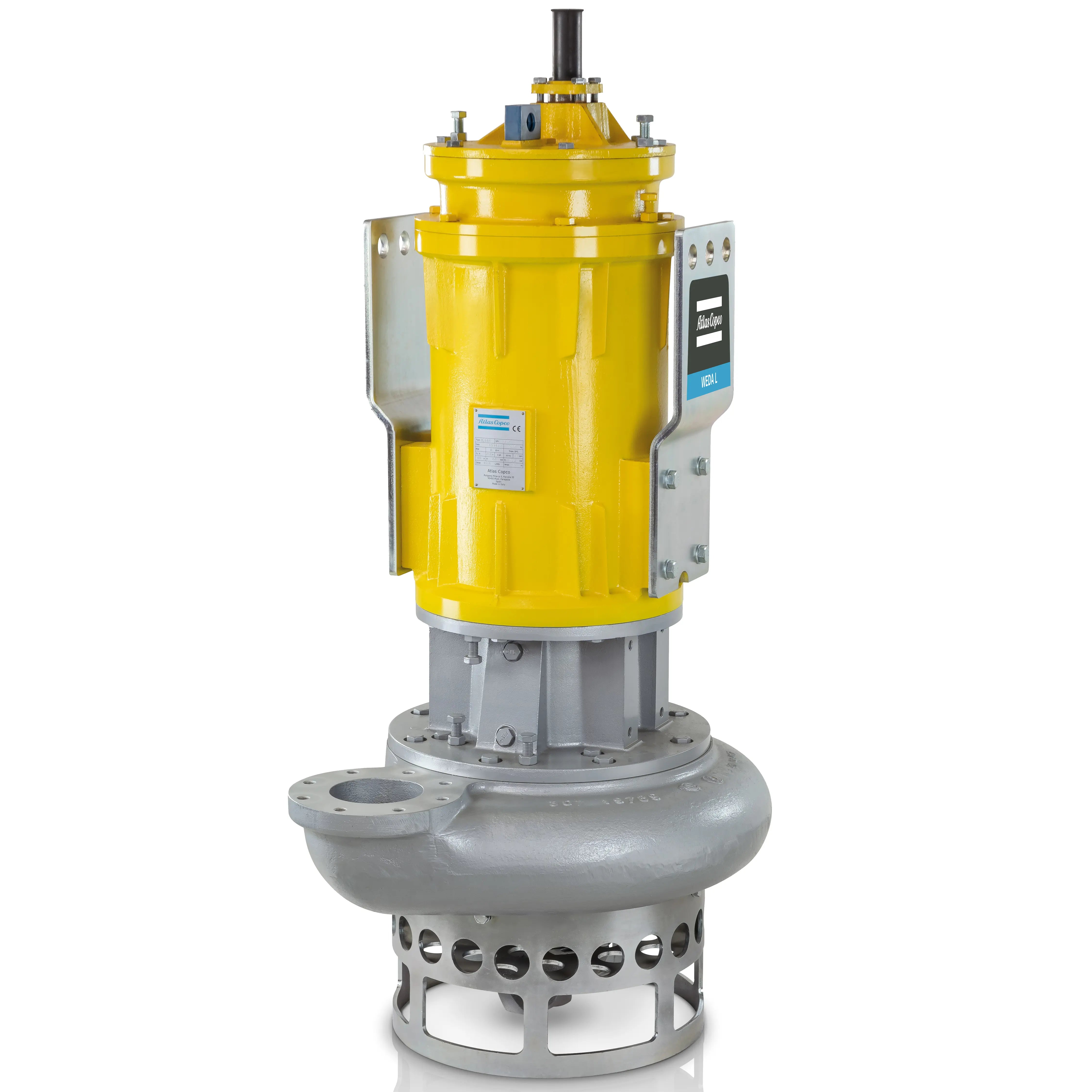 Atlas Copco WEDA L95N | Heavy Industrial Submersible Slurry Pump — 50 HP, 460V 3-Phase, 1,190 GPM, 4" ANSI