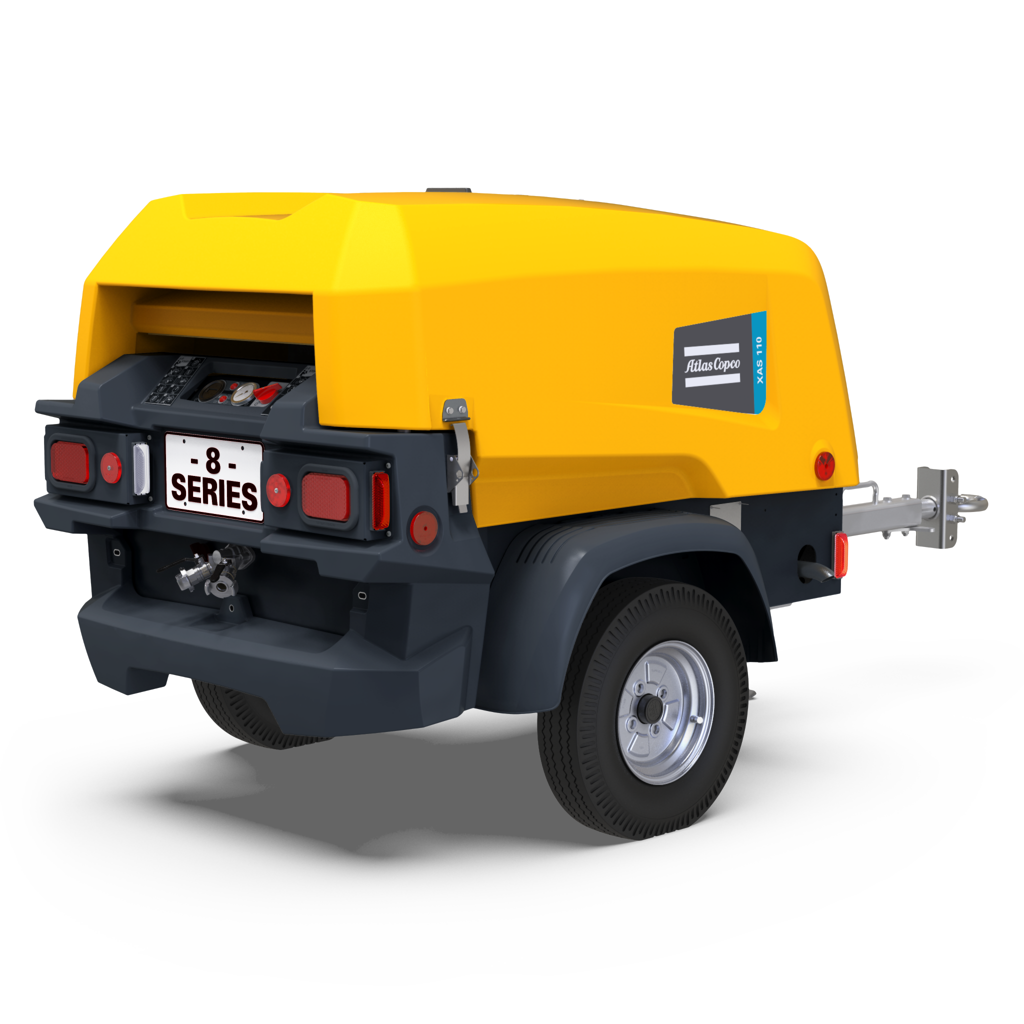 Atlas Copco XAS 110 KD8 Towable Air Compressor