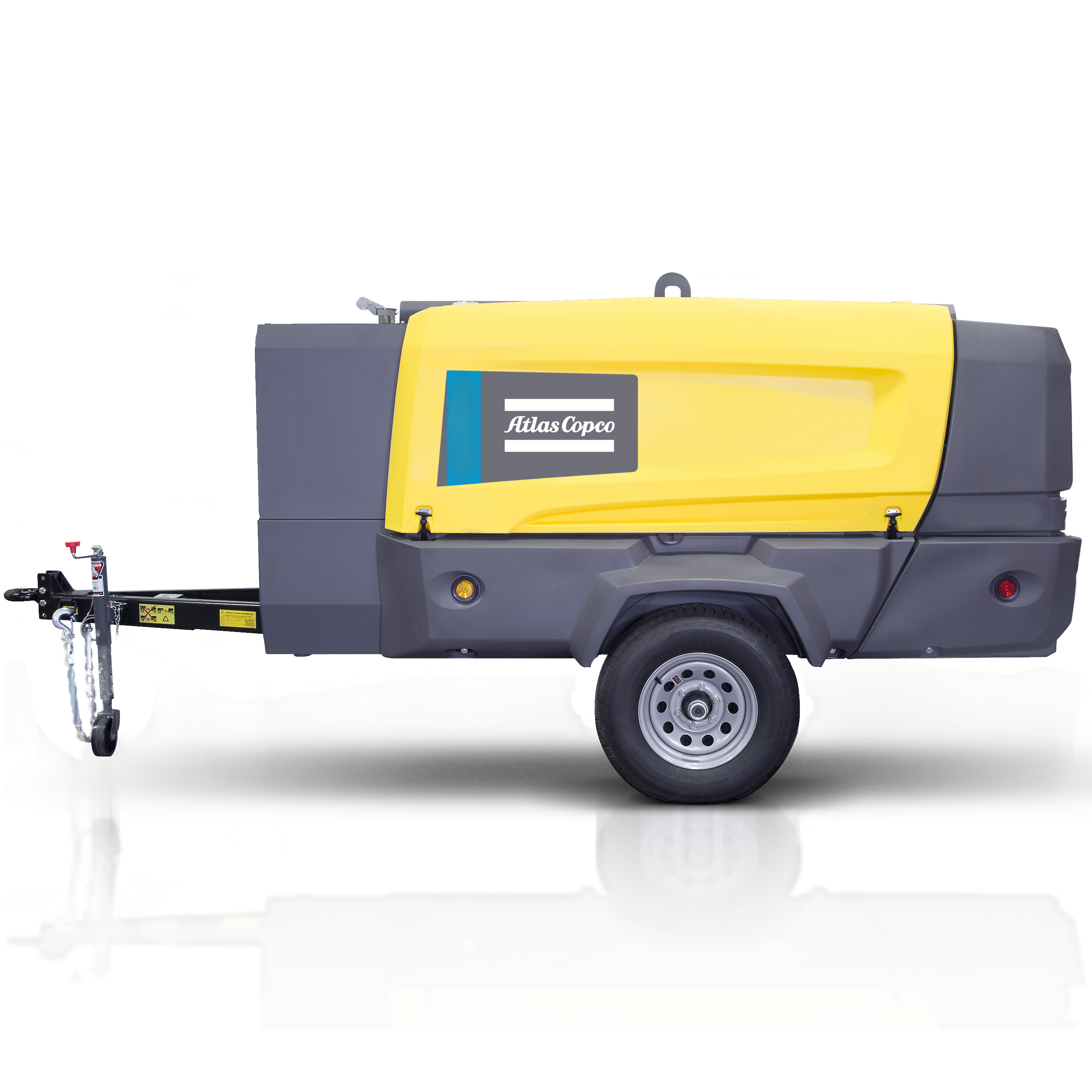 Atlas Copco X-Air 375-150 JD Towable Rotary Screw Air Compressor