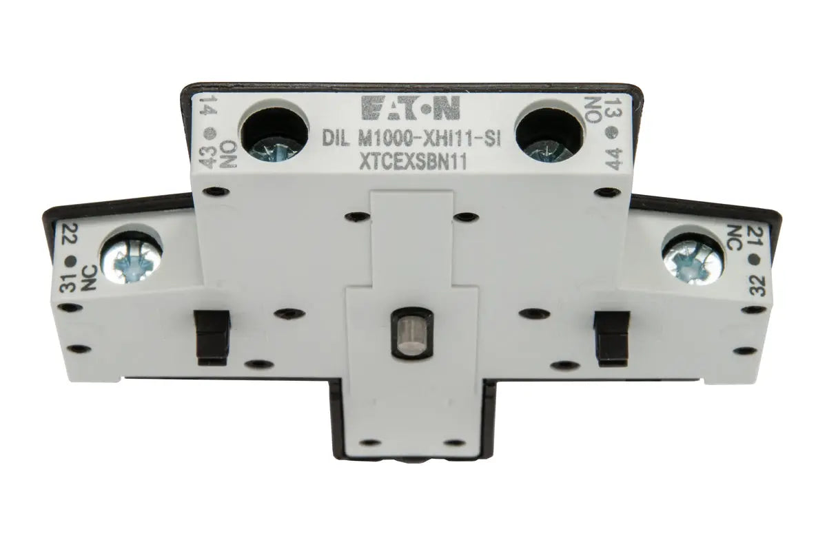 Eaton XTCEXSBN11 side-mount auxiliary contact block, 1 N/O and 1 N/C
