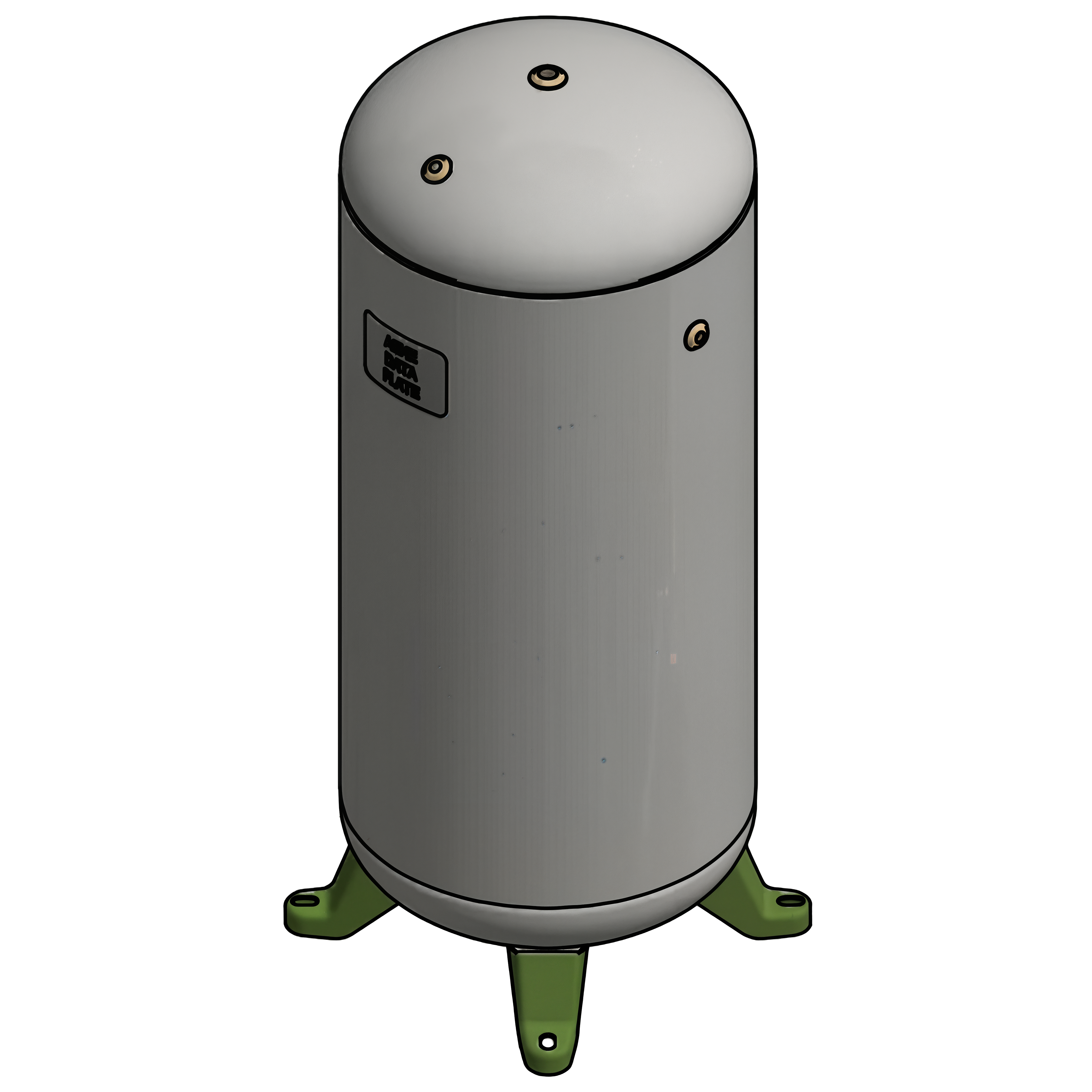30 Gallon 300PSI Vertical Air Tank By Samuel with 4 feet | A10040-300