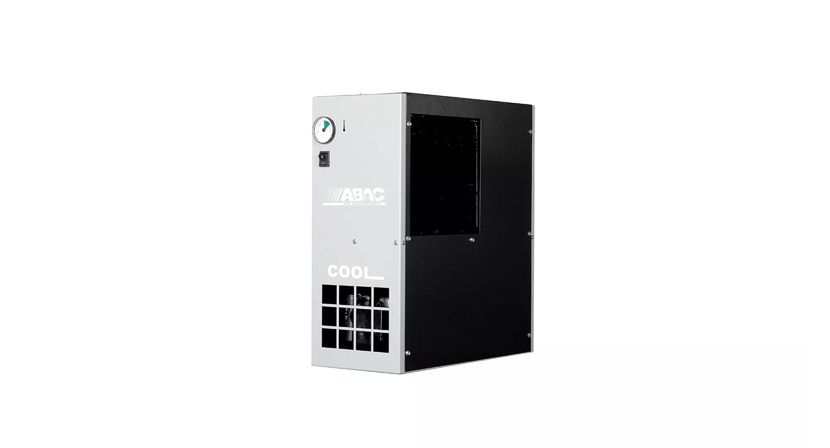 ABAC COOL 25 refrigerated air dryer, 115V single phase, three quarter left view