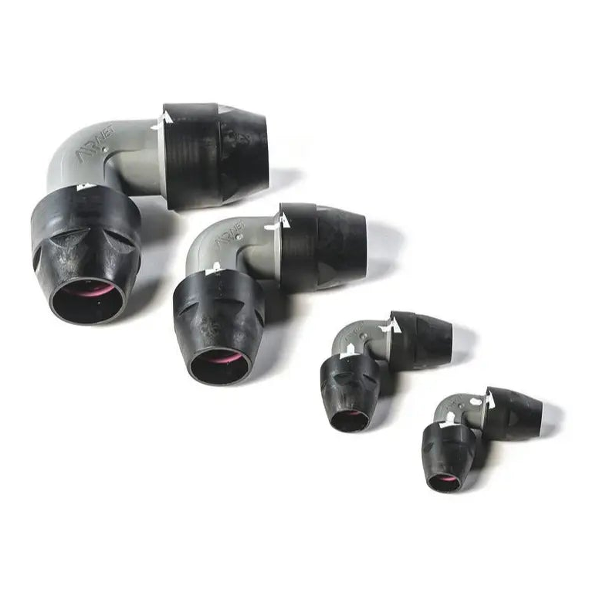 Aluminum Elbow 90 Deg. D20 for Compressed Air Piping by AIRnet