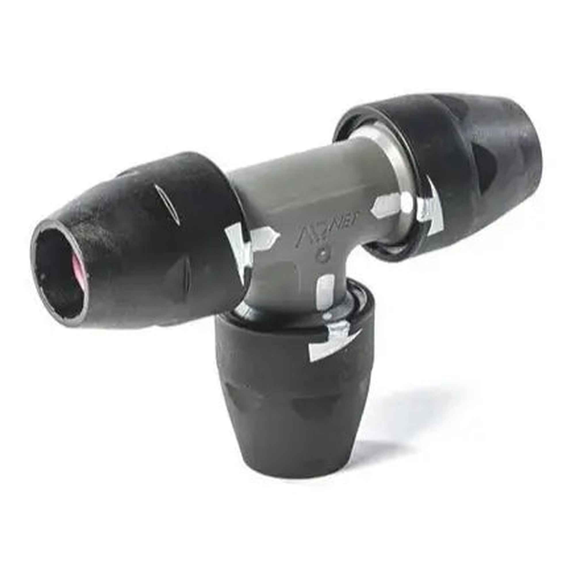 Aluminum Tee Equal D20 for Compressed Air Piping by AIRnet