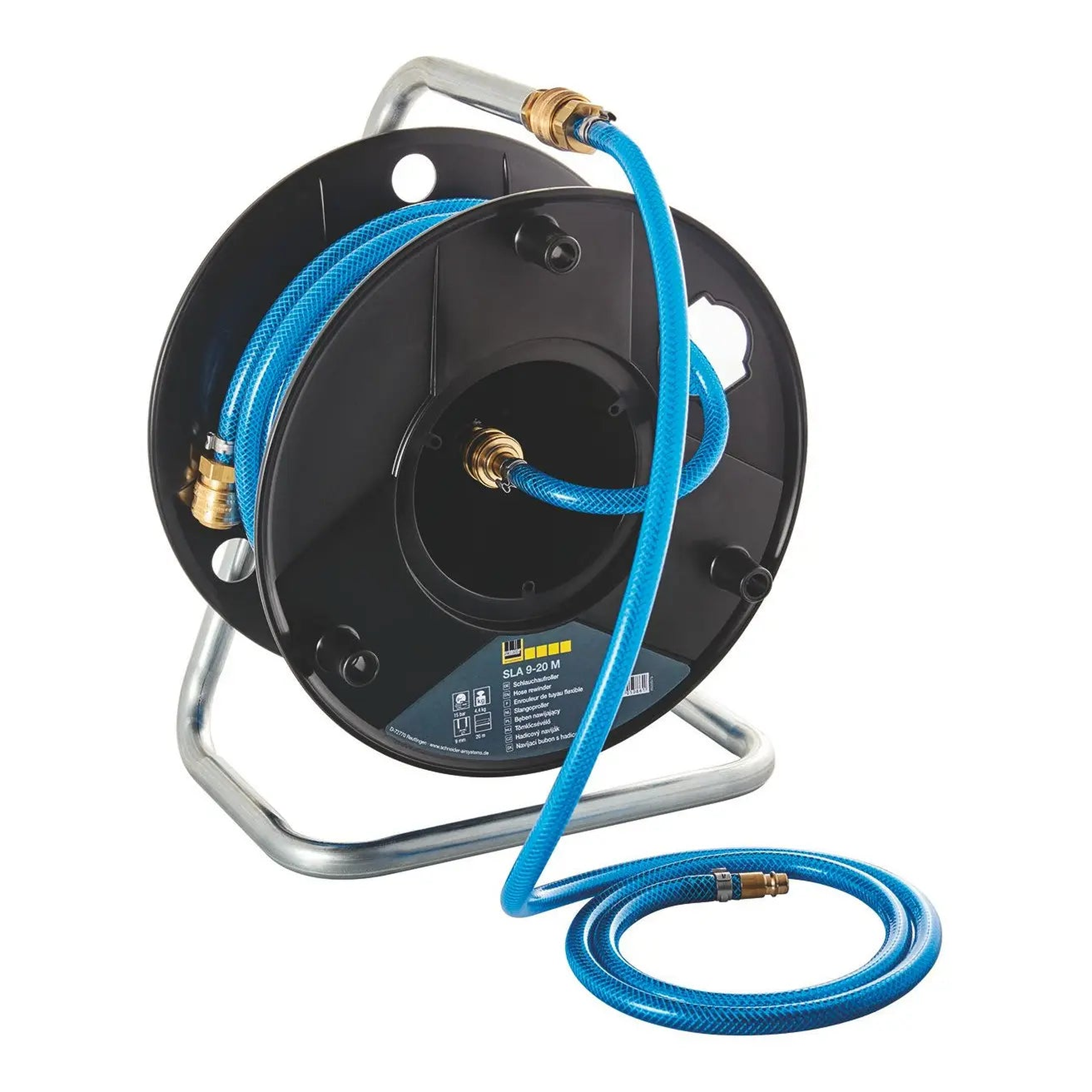 Manual Hose Reel PVC-QRC-U-m-15bar 15-9/20m for Compressed Air by AIRnet | 2813950000