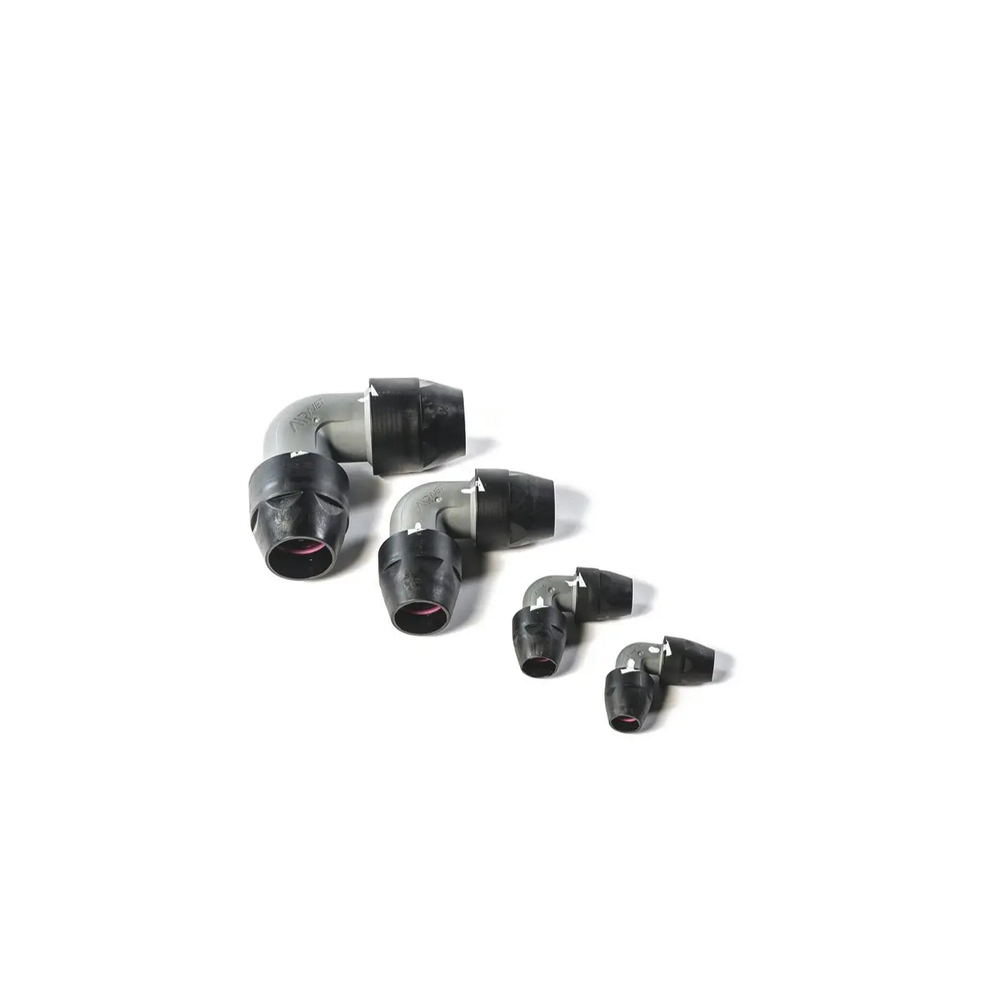 AIRnet aluminum 90 degree elbow for compressed air piping
