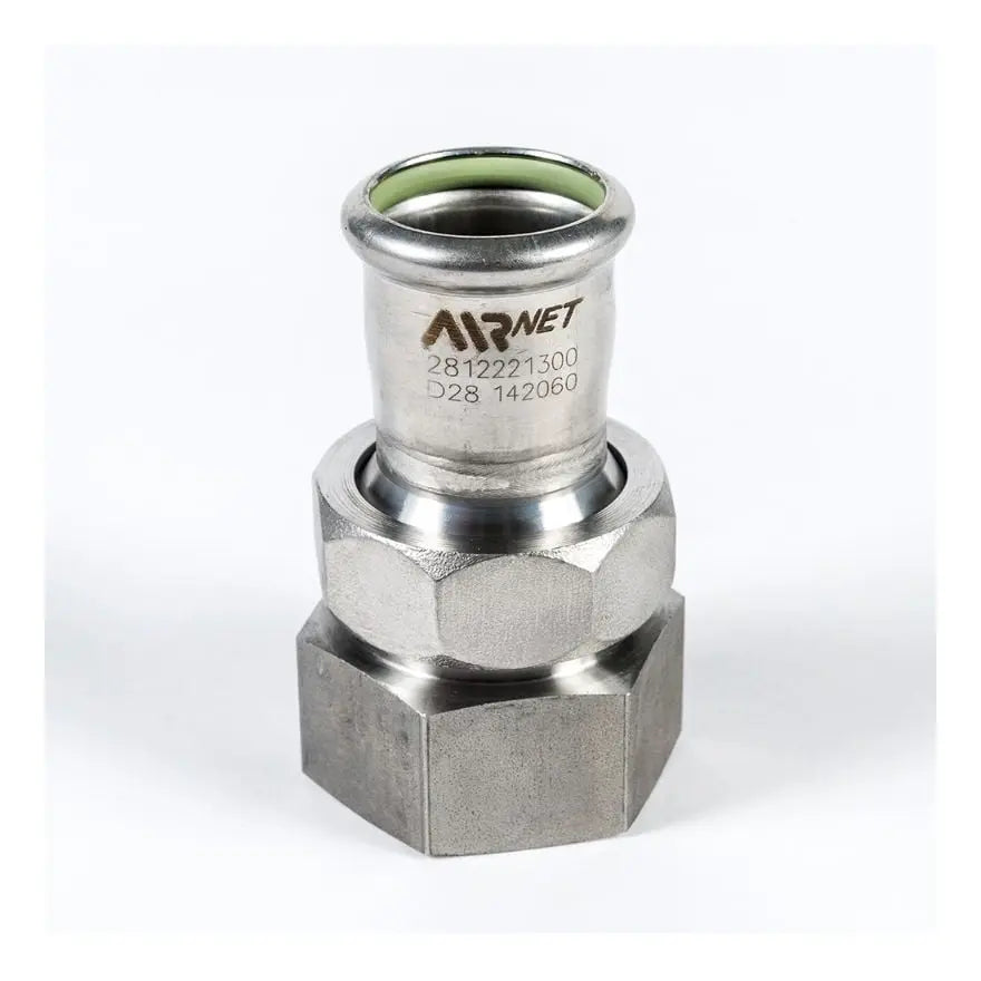 AIRnet 316L stainless steel adapter union