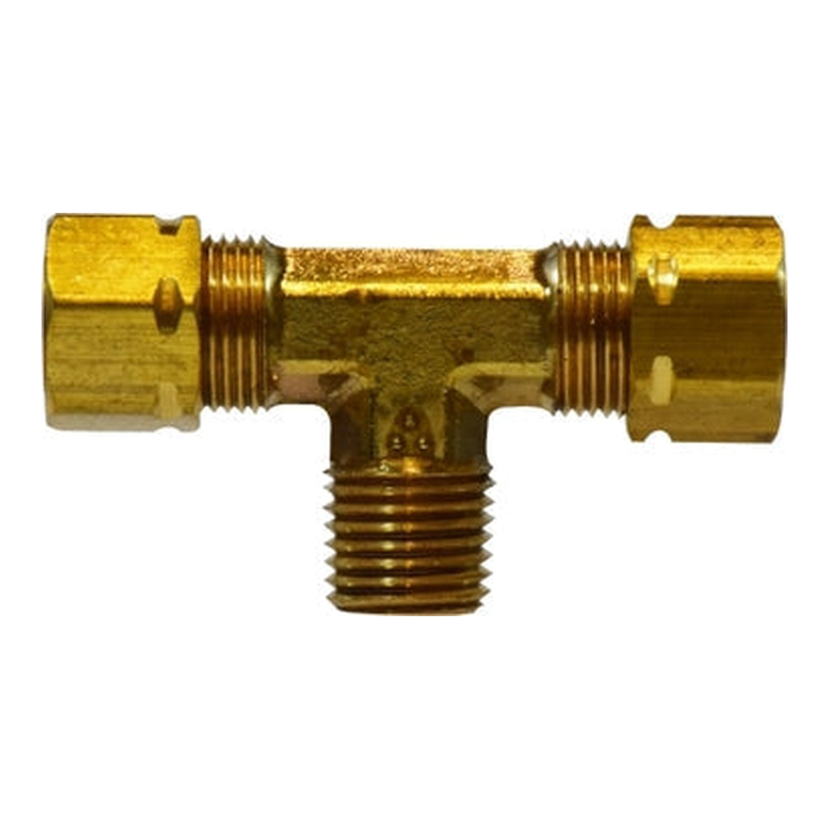 Arrow Pneumatics Brass Captive Sleeve Male Branch Tee