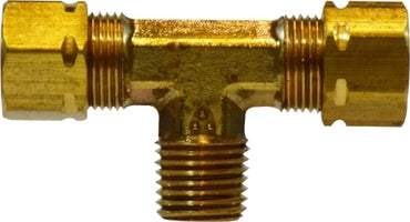 Arrow Pneumatics brass captive sleeve male branch tee fitting