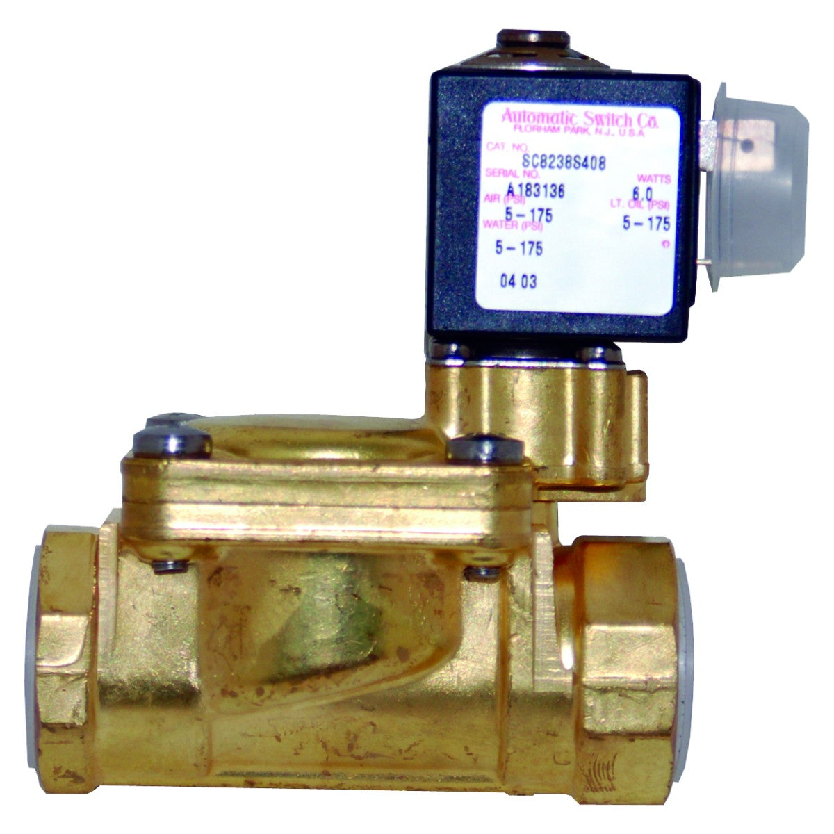 ASCO 2-way normally closed 1 inch solenoid valve