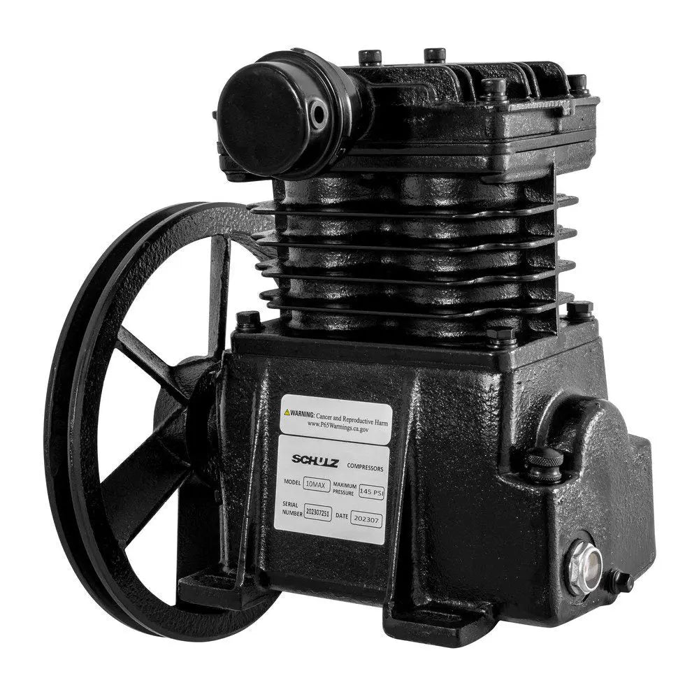 Schulz MSL10MAX 2 HP single-stage cast iron air compressor pump