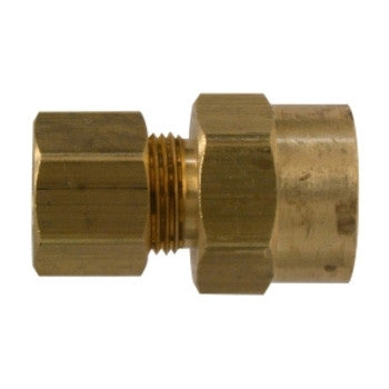 Warthog brass captive sleeve compression adapter, tube OD x female NPT