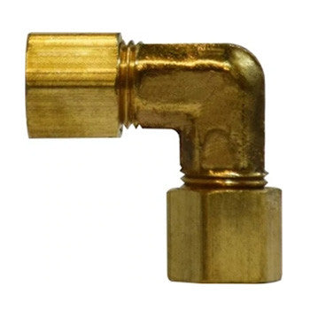Brass 90 degree equal union compression elbow fitting