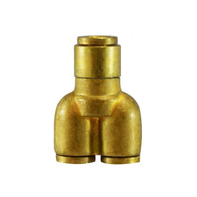 Warthog brass push-to-connect Y union fitting