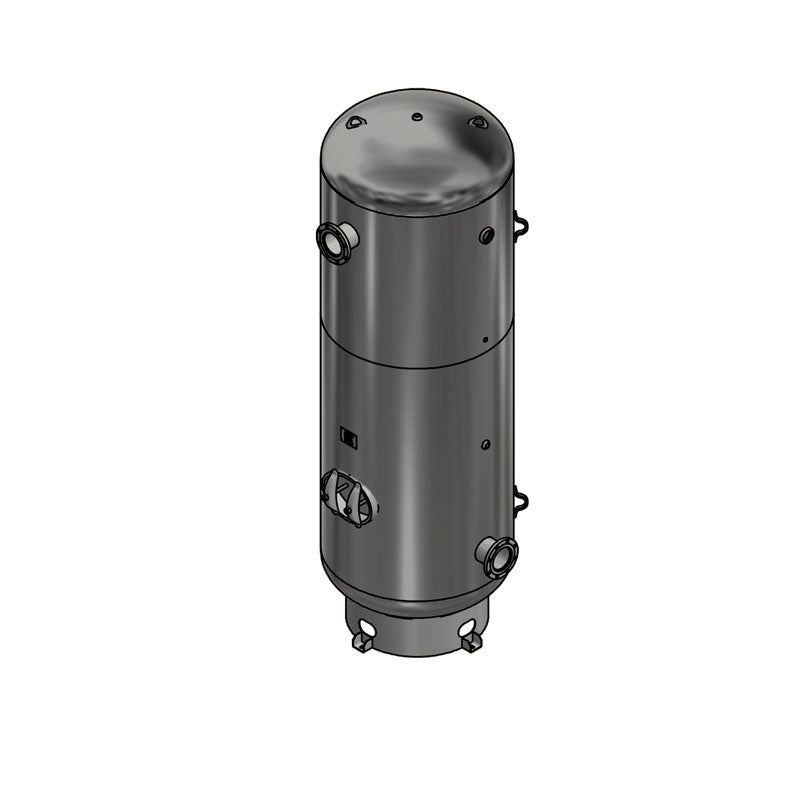 1550 Gallon 165PSI Vertical Air Tank By Samuel with 8" base ring | C100898-X