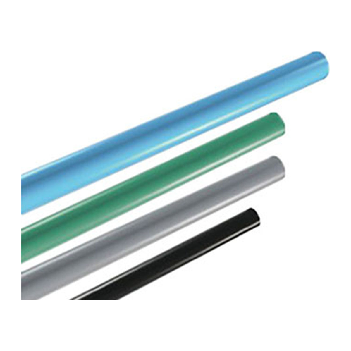 Champion Quick-Lock aluminum compressed air tubing in blue, green, grey and black