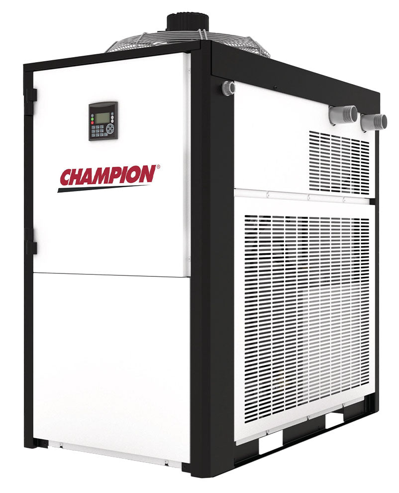 Champion XCCYA Series cycling refrigerated air dryer, 300 to 1200 SCFM large frame with integral pre and after filtration