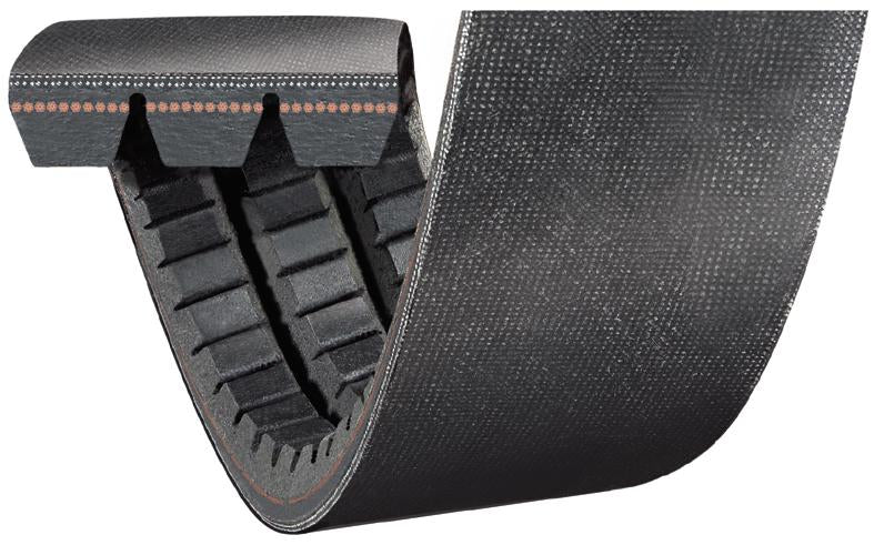 4-Band 5VX banded cogged wedge V-belt, 5/8-inch section, on white background