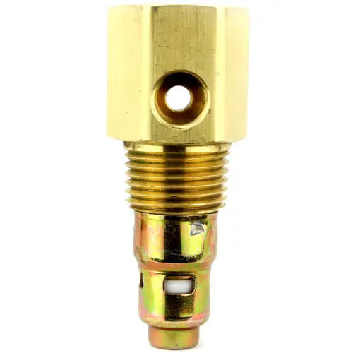 Conrader CTG brass in-tank check valve, inverted flare inlet, double tapped