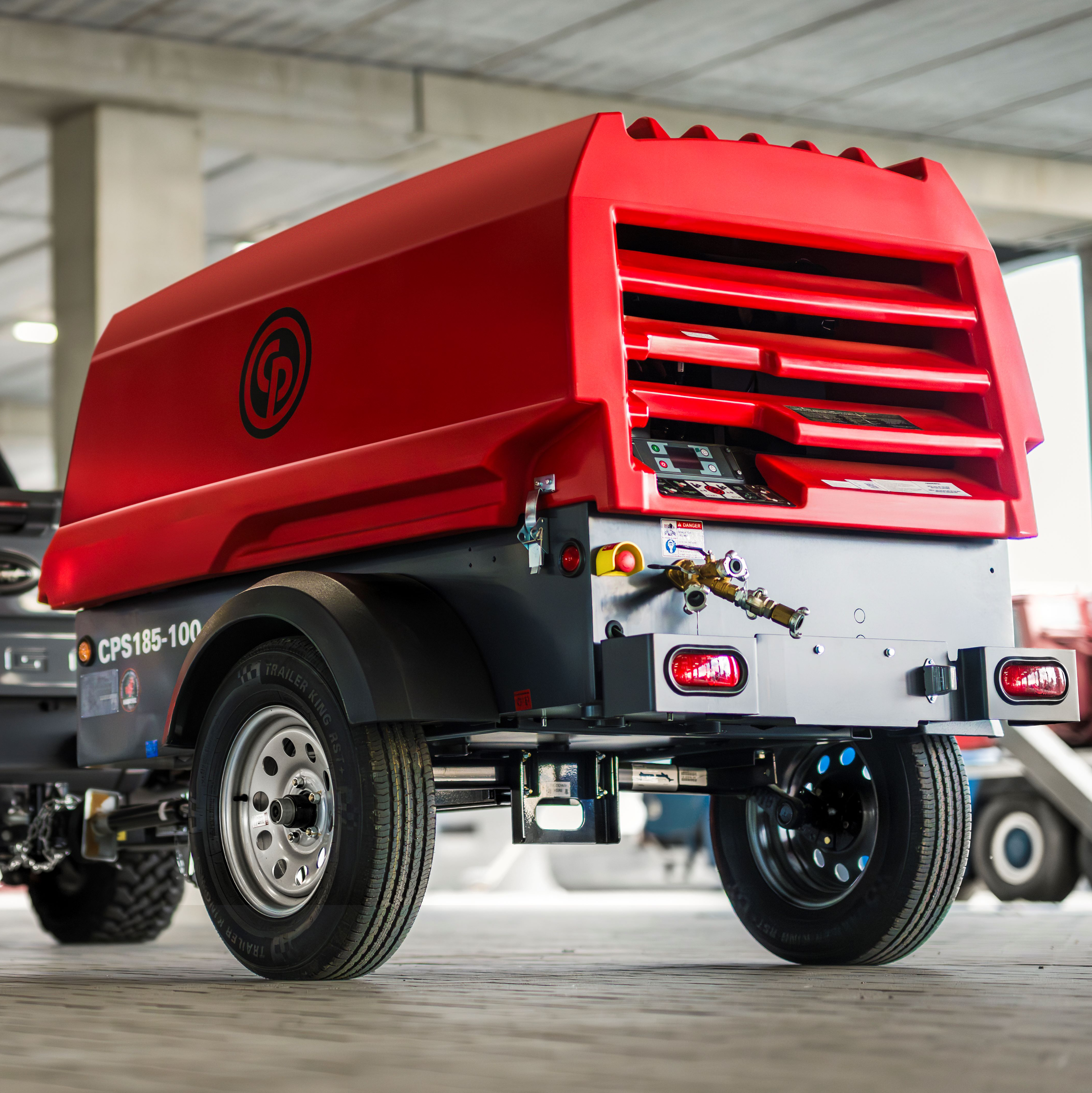 Chicago Pneumatic CPS 185-100 KoD Towable Rotary Screw Air Compressor