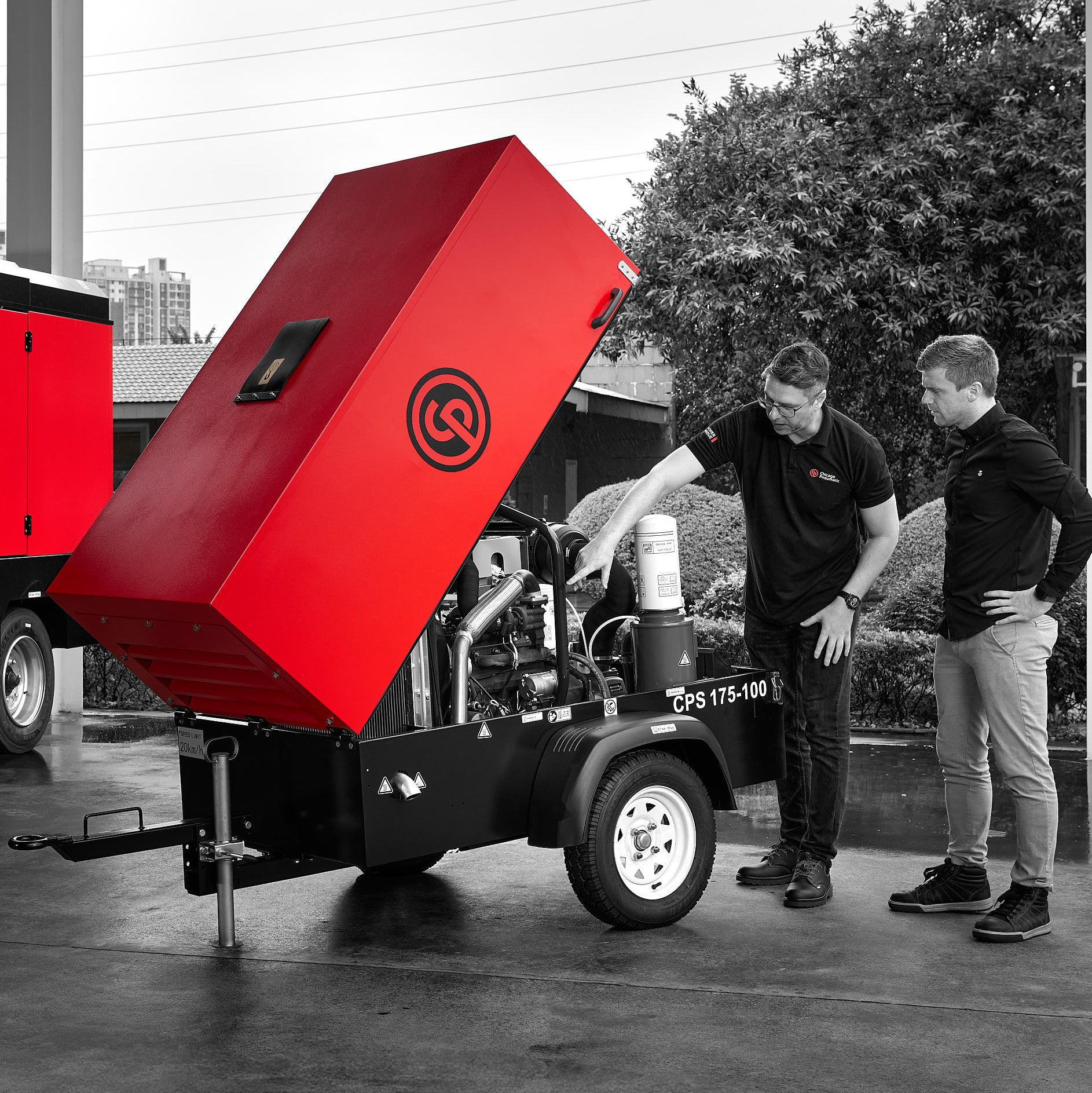 CPS 175-100 Towable Rotary Screw Air Compressor