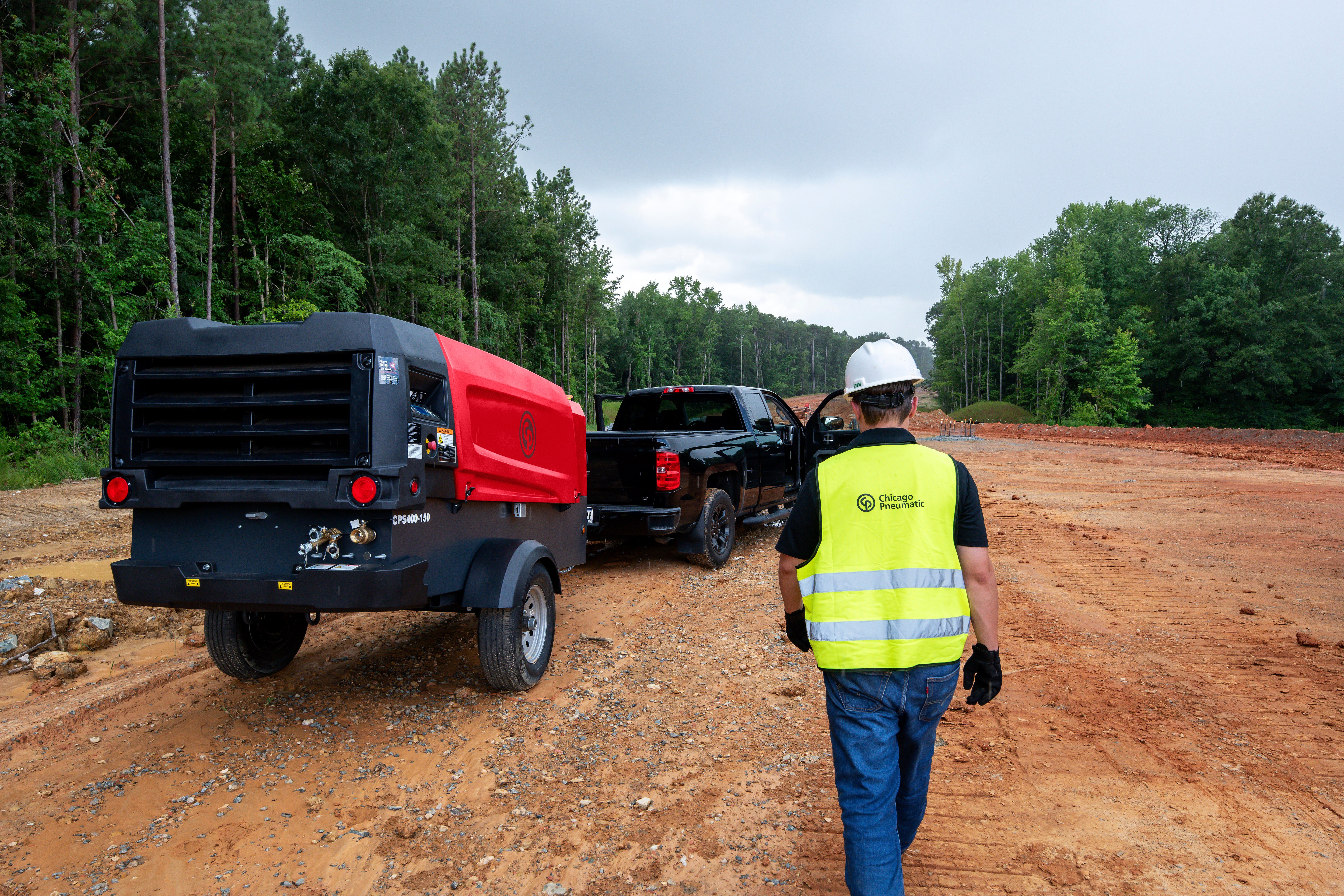 Chicago Pneumatic CPS 400-150 KoD Towable Rotary Screw Air Compressor
