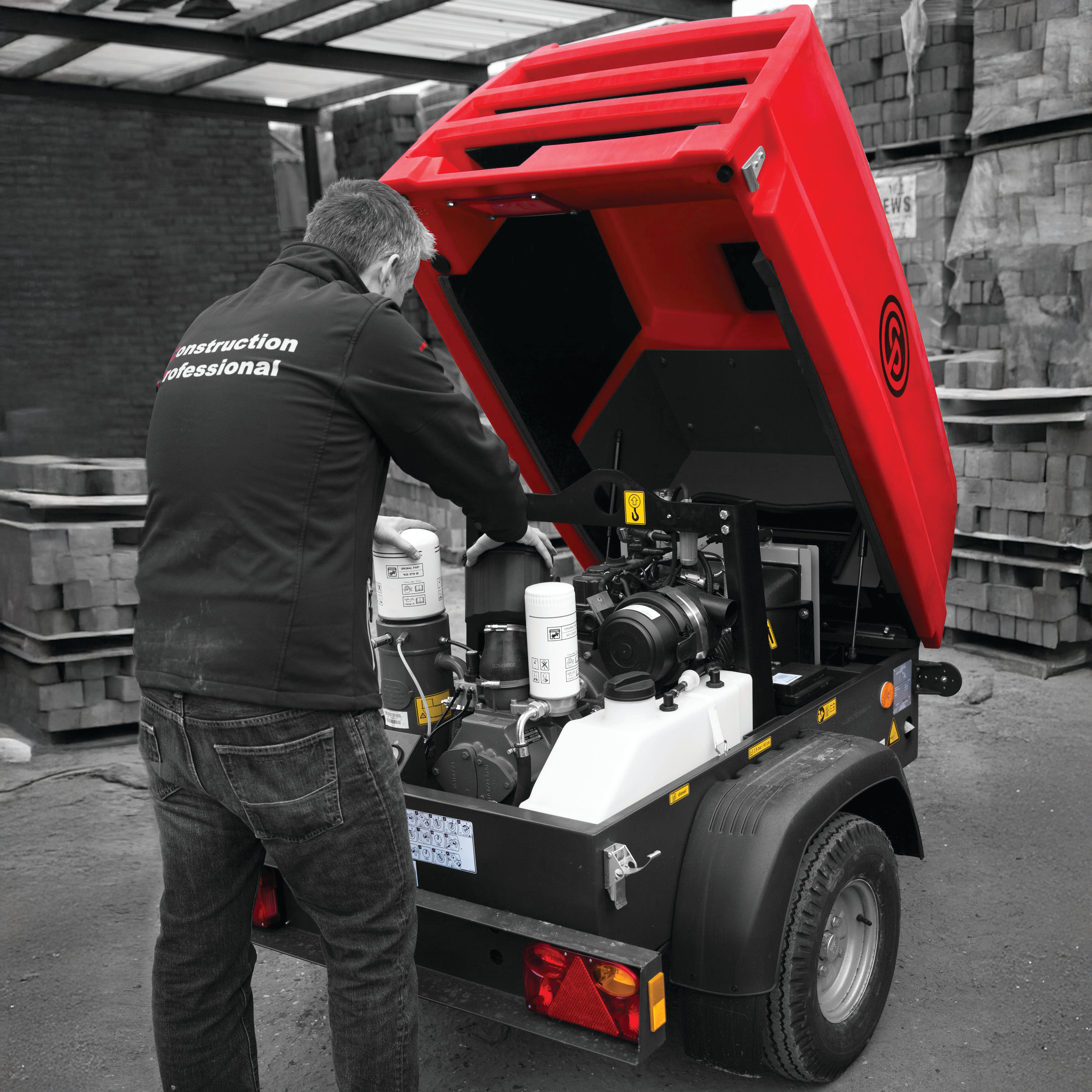 CPS 110 KD8 Towable Air Compressor