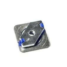 AIRnet Aluminum Sliding Bolt Nut M6 10-pack for compressed air piping